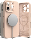 Ringke Silicone Magnetic Magsafe для Apple iPhone 16 Pro Pink Sand