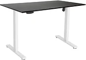 ErgoSmart Electric Desk Slim 1200х650х18 мм (дуб темно-коричневый/белый)