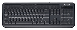 Microsoft Wired Keyboard 600 black USB