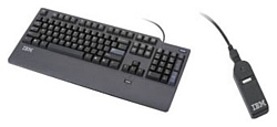 Lenovo Fingerprint Keyboard black USB