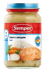Semper Семга с овощами, 200 г