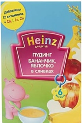 Heinz Бананчик, яблочко в сливках, 200 г