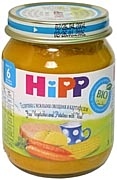 HiPP Нежные овощи с картофелем и телятиной, 125 г