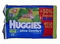 Huggies Ultra Comfort 4 (8-14кг) Mega Pack 66шт