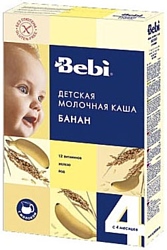 Bebi Рис молочная с бананом, 250 г