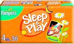 Pampers Sleep & Play 4 Maxi (7-18 кг) 50 шт
