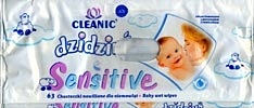 Cleanic Baby Sensitive dzidzius, 72 шт