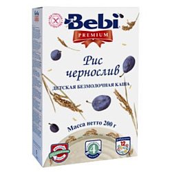 Bebi Premium Рис чернослив, 200 г