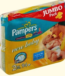 Pampers New Baby 2 Mini (3-6 кг) Jumbo Pack 94 шт