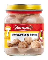 Semper Фрикадельки из индейки, 135 г