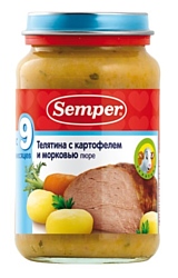 Semper Телятина с картофелем и морковью, 200 г