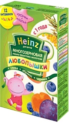 Heinz Многозерновая фруктово-молочная слива, абрикос, черника, 200 г