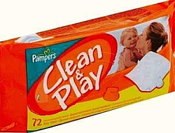 Pampers Clean & Play, 72 шт