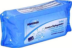 Sanosan Baby Комфорт с масляной пропиткой, 80 шт