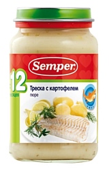 Semper Треска с картофелем, 200 г