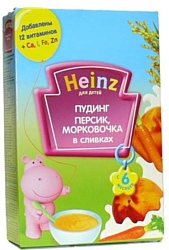 Heinz Персик, морковочка в сливках, 200 г