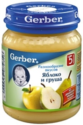 Gerber Яблоко, груша, 130 г