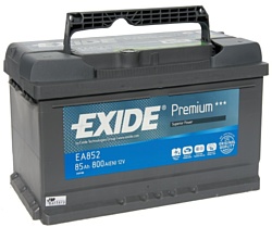 Автомобильный аккумулятор Exide Premium 85 R (85Ah) EA852