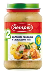 Semper Цыплёнок с овощами и картофелем, 200 г