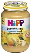 HiPP Грушевое пюре с зерновыми хлопьями, 190 г