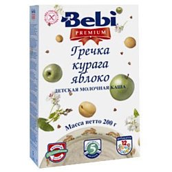 Bebi Premium Гречка, курага, яблоко, 200 г