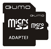 Qumo microSDHC class 4 4GB + SD adapter