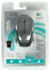 Мышь Logitech Wireless Mouse M235 Grey-black USB Мышь Logitech Wireless Mouse M235 Grey-black USB