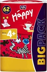 BELLA baby Happy 4+ MAXI plus (9-20 кг) 62 шт BELLA baby Happy 4+ MAXI plus (9-20 кг) 62 шт
