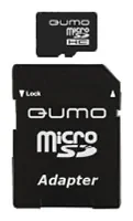 Карта памяти Qumo microSDHC class 10 8GB + SD adapter