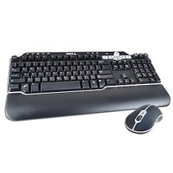 DELL 0XN107 Bluetooth Wireless Multimedia Keyboard & Optical Mouse Kit black/Silver