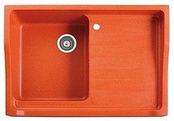 MARMORIN RUBID 1 bowl sink draining board