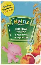 Heinz Овсяная с молоком и персиком, 250 г