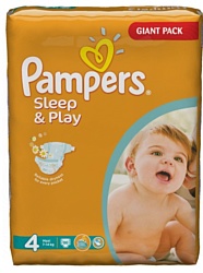 Pampers Sleep&Play 4 Maxi (86 шт.)