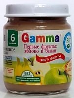 Gamma Яблоко и банан, 100 г