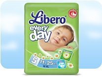 Libero Everyday 5 XL 11-25 кг 16 шт