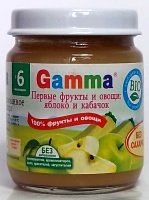 Gamma Кабачок и яблоко, 100 г