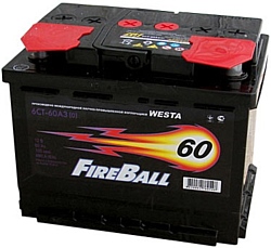 Fire Ball 6СТ-60 АЗ R (60Ah)