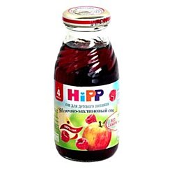 HiPP Яблочно-малиновый, 200 г