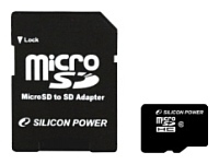 Silicon Power micro SDHC Card 32GB Class 10 + SD adapter