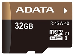 ADATA Premier Pro microSDHC Class 10 UHS-I U1 32GB + SD adapter