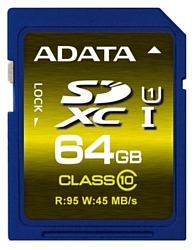 ADATA Premier Pro SDXC Class 10 UHS-I U1 64GB