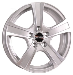 Tech-Line 539 6x15/5x100 D57.1 ET38 Silver