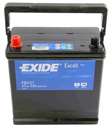 Exide Excell EB451 L+ (45Ah)