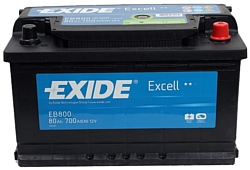 Exide Excell EB800 R+ (80Ah)