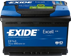 Exide Excell EB740 R+ (74Ah)