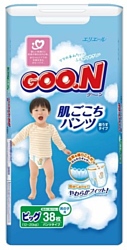 GOON PREMIUM XL boy (12-20 кг) Mega Pack 38 шт