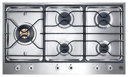 Газовая варочная панель BERTAZZONI PM36 5 S0 X