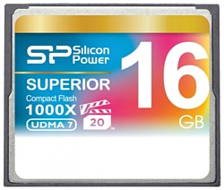 Silicon Power Superior CF 1000X CompactFlash SP016GBCFC1K0V10 16GB
