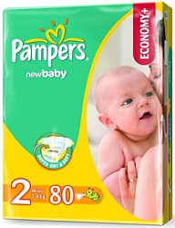Pampers New Baby 2 Mini (3-6 кг) 80 шт