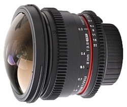 Samyang 8mm T3.8 AS IF UMC Fish-eye CS II VDSLR Canon EF